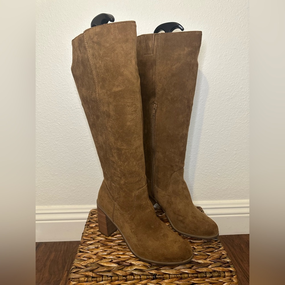 Universal Thread Antonia Cognac Heeled Boots Size 8.5